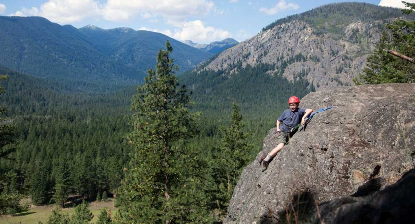 rock climbing class for teens